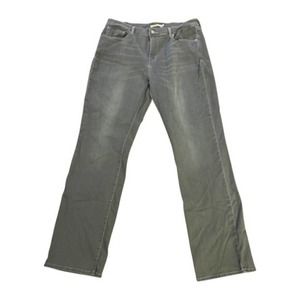 Women's Levi's grey wash straight leg jeans, size 32